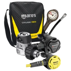 Mares Atemregler Komplettset Rover 15X Mit Octopus Rover / Atemreglertasche / Finimeter / Inflatorschlauch