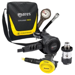 Mares Atemregler Komplettset Rover 2S Mit Octopus Rover / Atemreglertasche / Finimeter / Inflatorschlauch