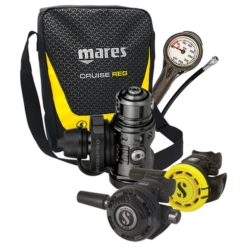 Atemreglerkomplettset MK19 EVO BT / G260 Carbon / R105 / Atemreglertasche / Finimeter / Inflatorschlauch