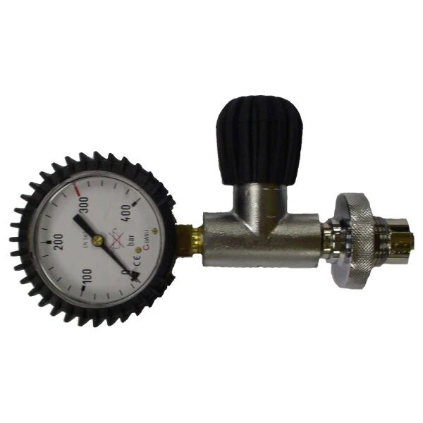 Polaris Flaschenprüfmanometer DIN 300bar