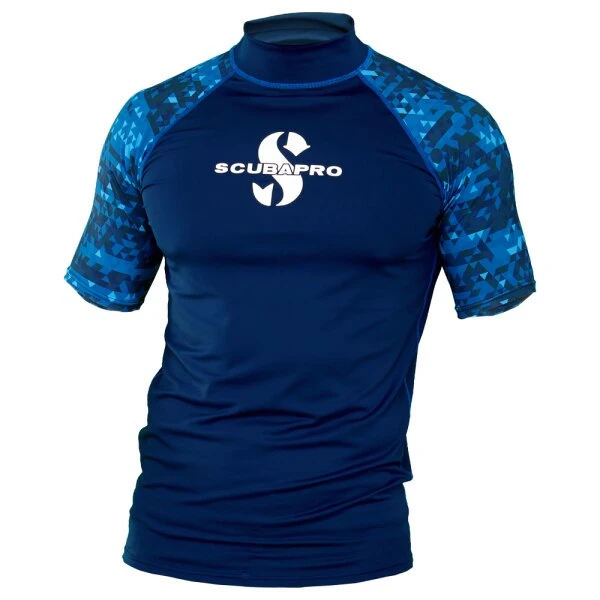 AEGEAN Rash Guard Kurzarm Herren UPF50