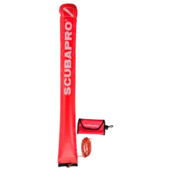 Dekompressionsboje Standard Farbe Orange Länge 130 Cm